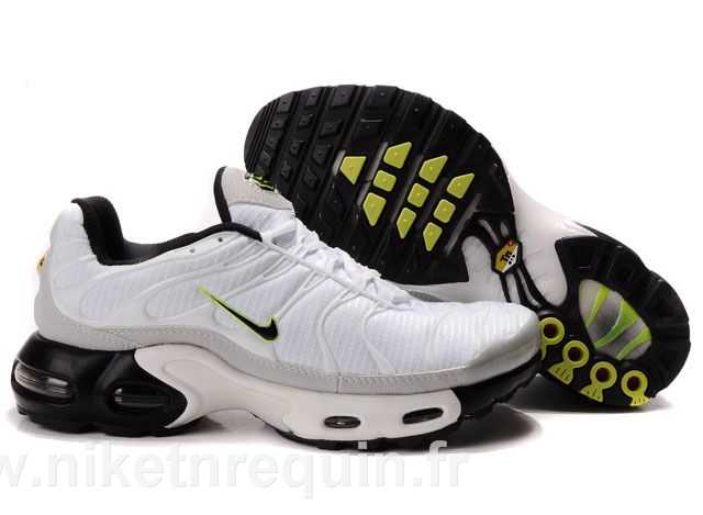 Air Tn Blanche Chaussures Noires Marque Unique Noire